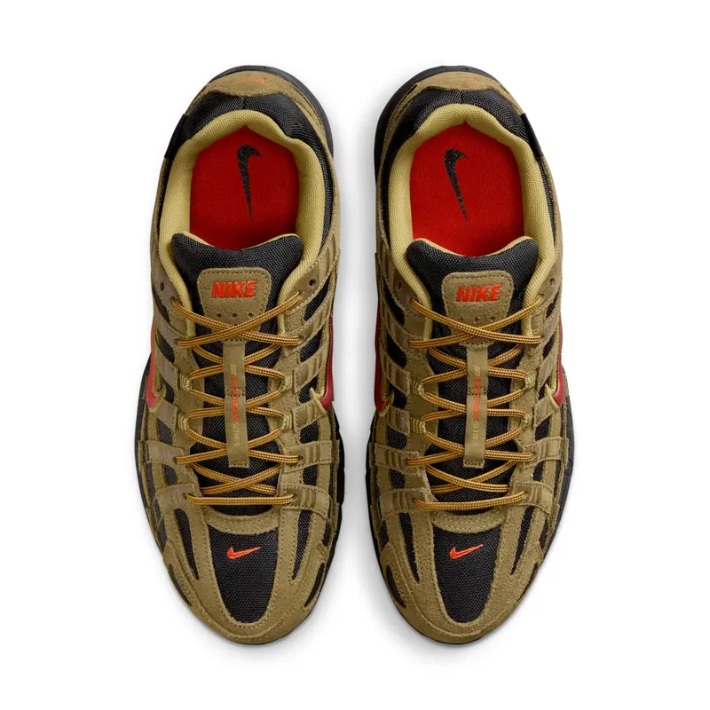 Nike P-6000 Premium Cordura Olive Flak Black Picante Red (IH0946-300)