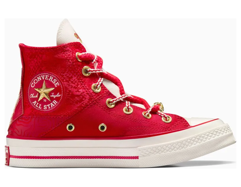 Converse Chuck 70 Hi Lunar New Year Enamel Red Snakeskin (A13349C)