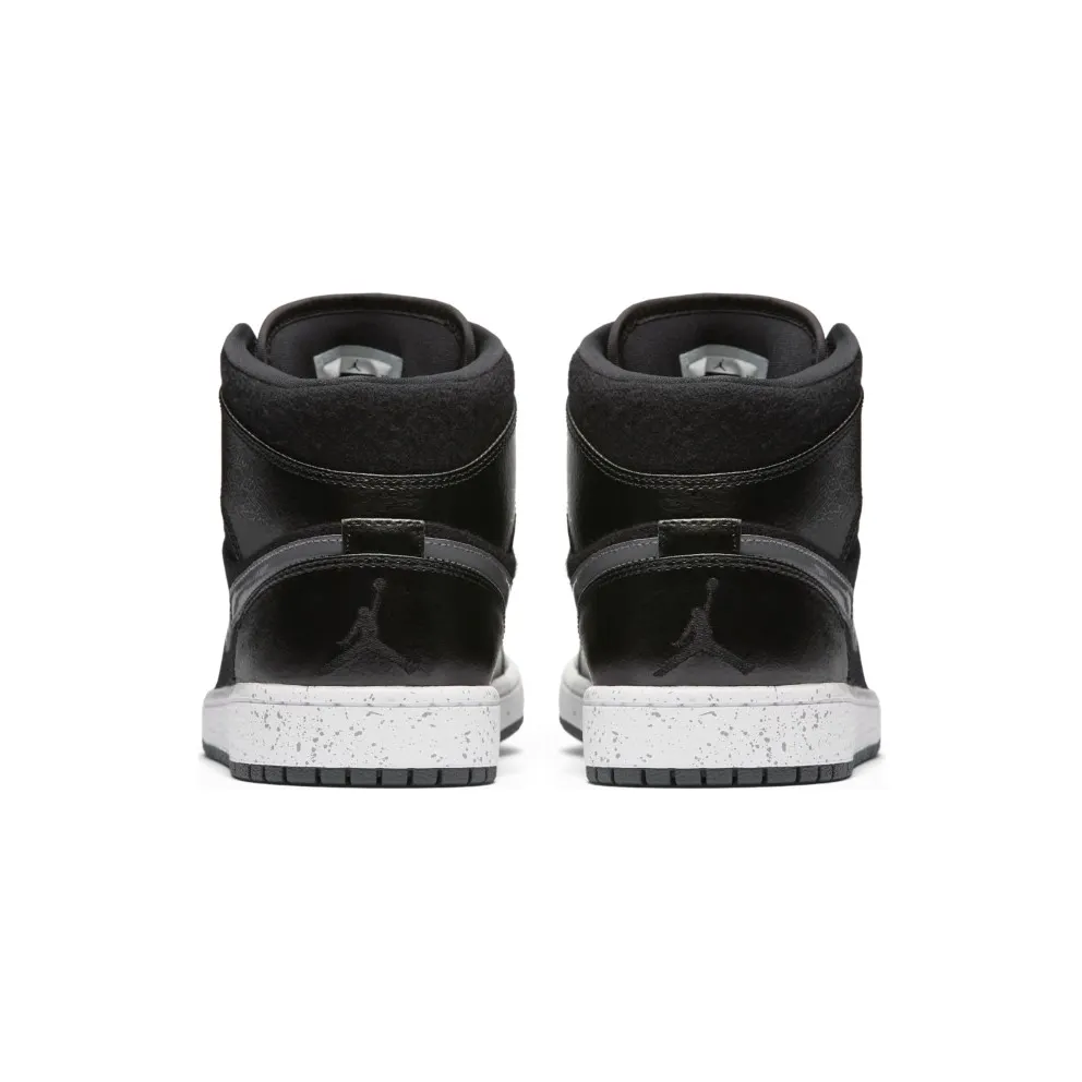 Jordan Air I 1 Mid Premium Black/Gym Red-Dark Grey-White Black/Gym Red-Dark Grey-White (852542-001)