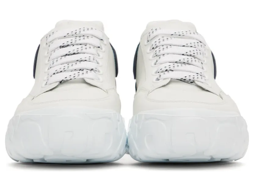 Alexander McQueen White Court Sneakers (634619WIAA1) (2)
