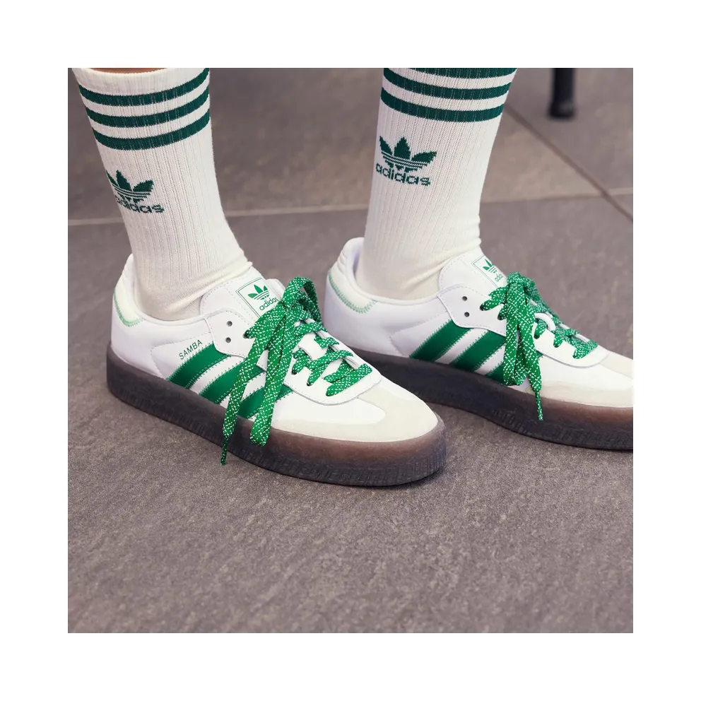 Adidas Sambae Cloud White / Green / Off White (IE9105)