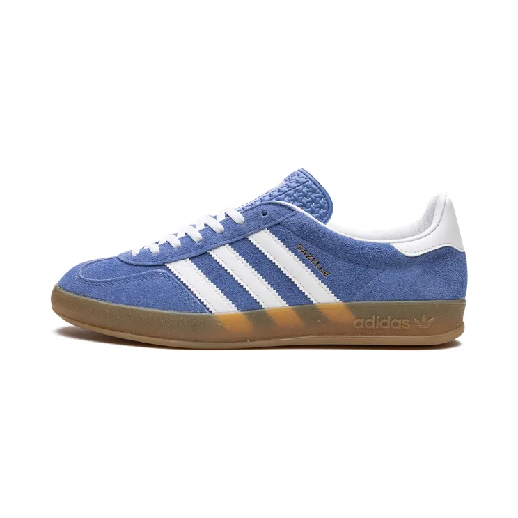 adidas Gazelle Indoor Blue Fusion / Cloud White / Gold Metallic (HQ8717)