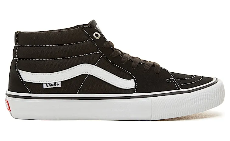 Vans Sk8-Mid Pro ‘Black White’ Black/White (VN0A347UY28)