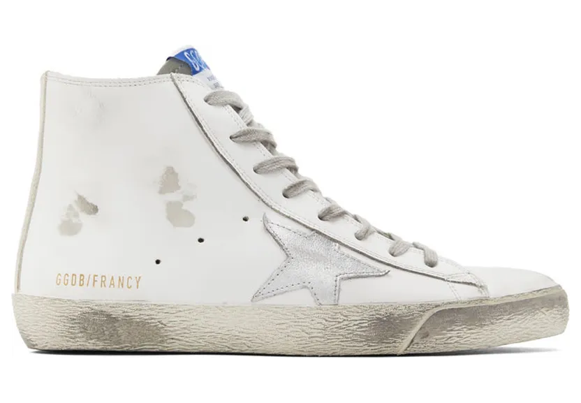 Golden Goose White Francy Classic High-Top Sneakers (GMF00113.F000319.10274)