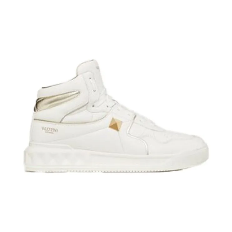 Valentino Garavani One Stud High-Top White Silver (WW2S0CX1RUSL71)