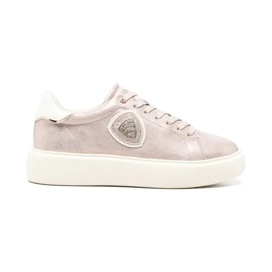 Blauer Venus 01 metallic-effect logo-patch leather “Pink” (S6VENUS01DUS)