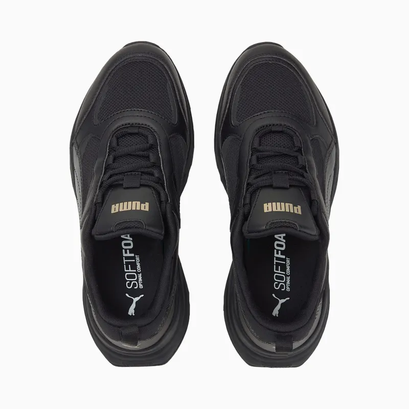 PUMA Cassia Women’ Black/Black/Gold (384647-02)