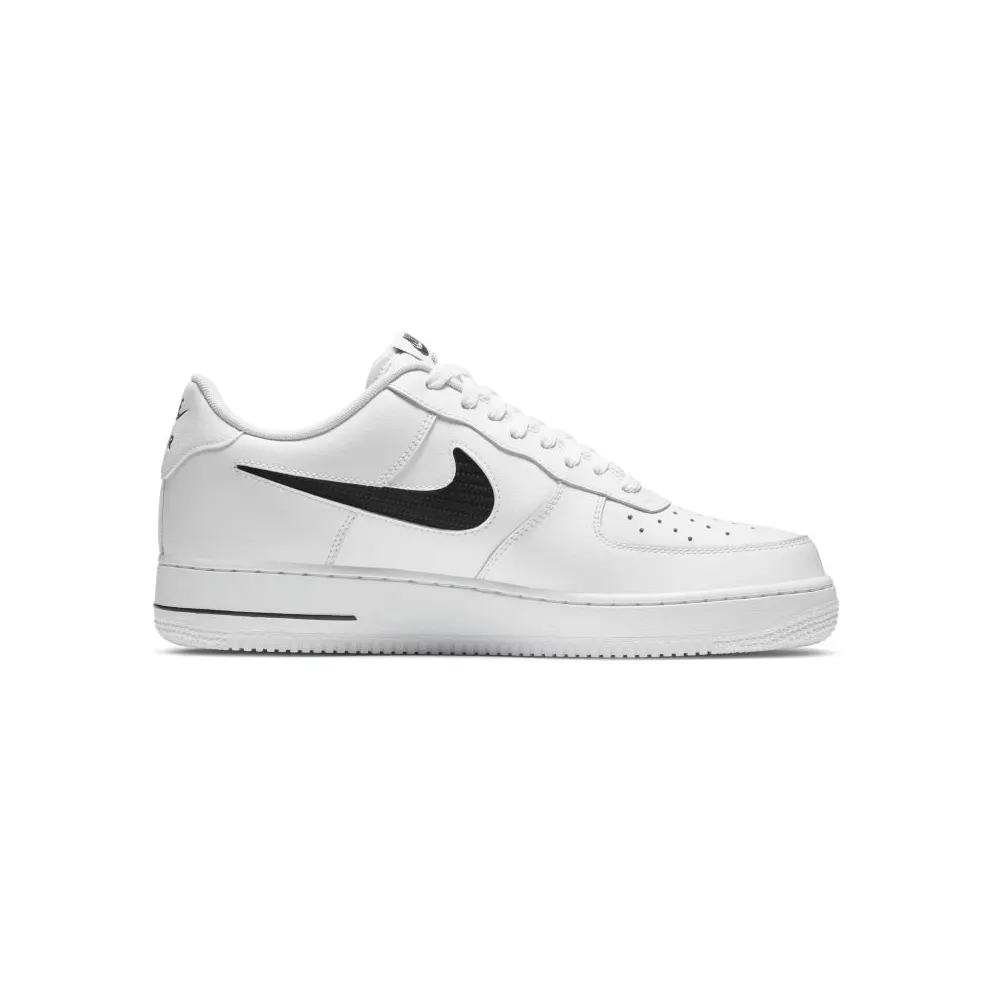 Nike Air Force 1 Low Cut Out Swoosh White Black White/Black-White (CZ7377-100)