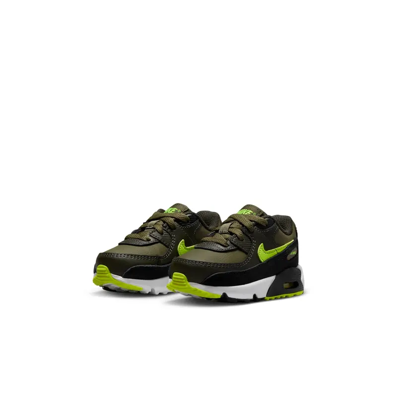 Nike Air Max 90 LTR TD “Medium Olive/Volt-Black” (DV3609-200)