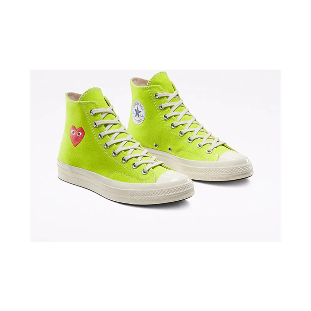 Converse Chuck Taylor All-Star 70s Hi Comme des Garcons Play Bright Green Bright Green (168299C)