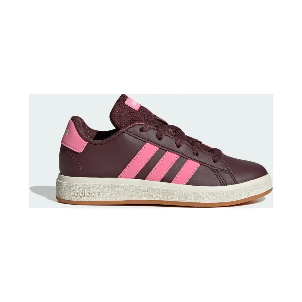Adidas Grand Court Lifestyle Tennis Lace-Up Aurora Ruby / Bliss Pink / Off White (JR5111)