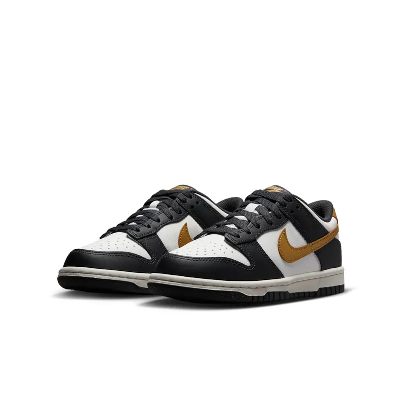 Nike Dunk Low GS “Summit White Metallic Gold” (HV2533-100)