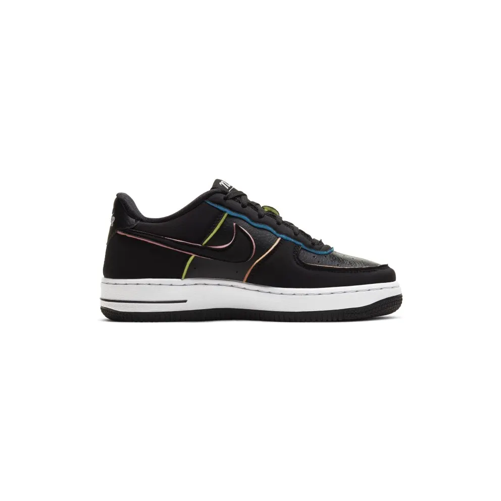Nike Air Force 1 Low Black Pink Barely Volt (GS) Black/Pink-Barely Volt-Black (CD7406-001)