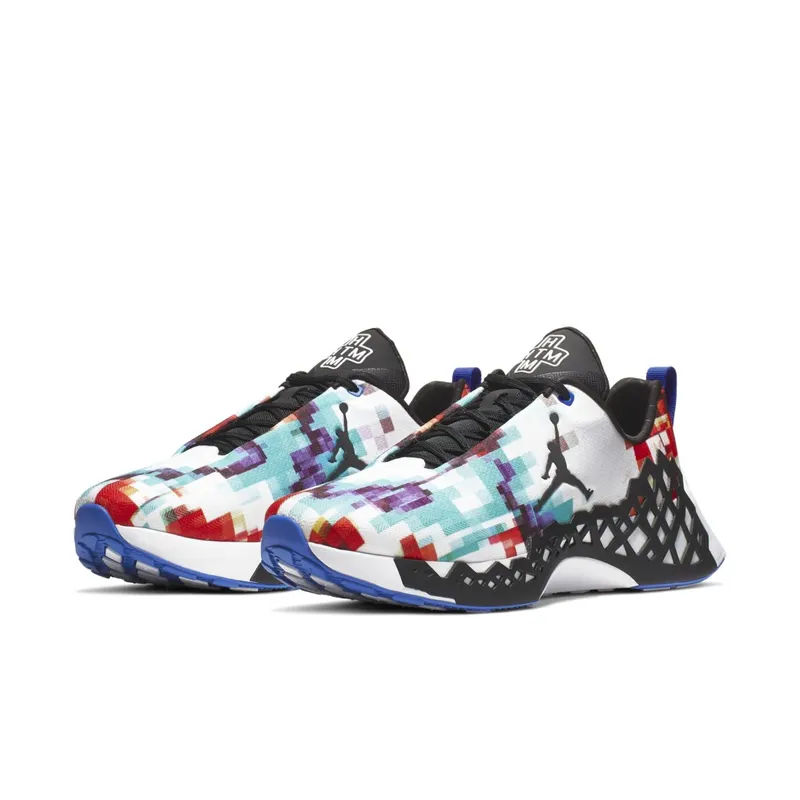 Jordan  Trunner Nxt React HTM White White/Racer Blue-Safety Orange-Black (CT2819-100)