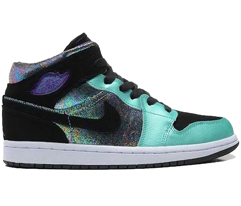 Jordan 1 Mid Atomic Teal Ultraviolet (555112-309)