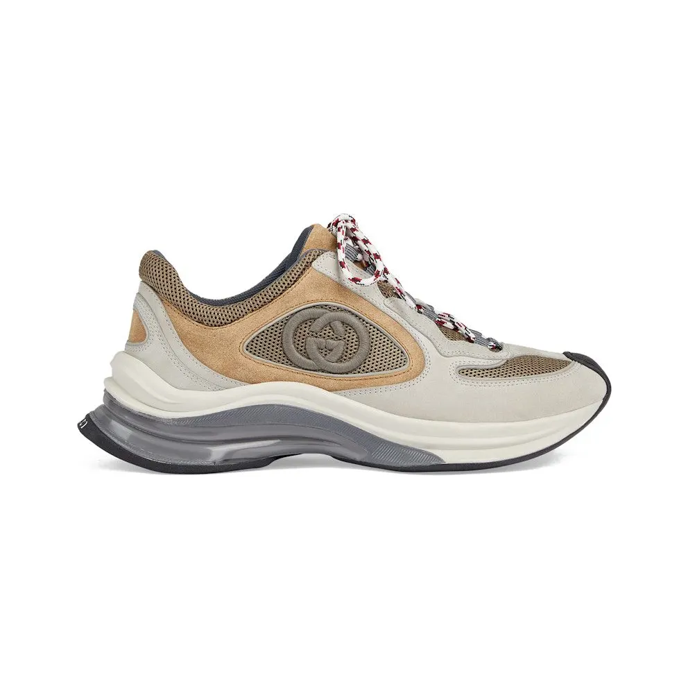 Gucci Run Beige Tan Suede (746939 AAB62 1441)