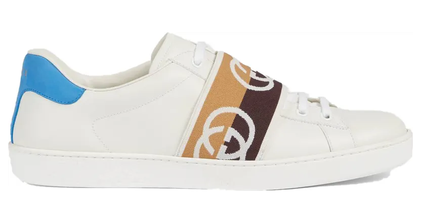 Gucci Ace Brown Interlocking G (650989 1XGF0 9068)