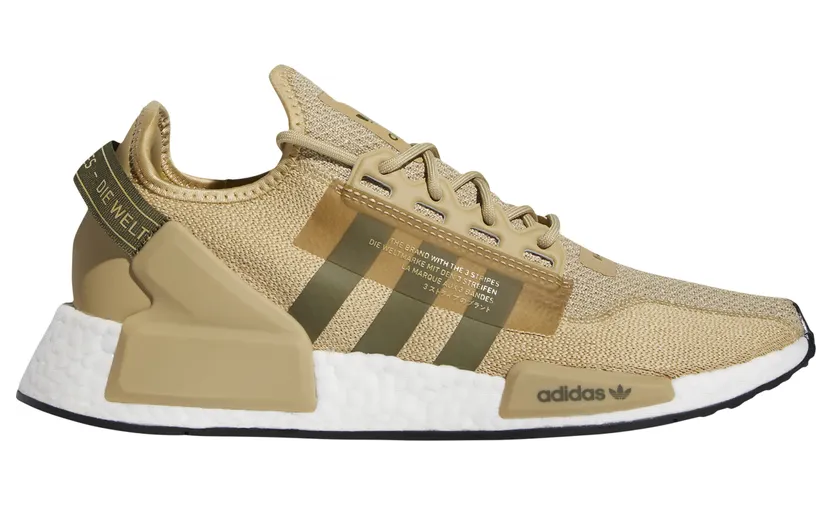 adidas NMD R1 V2 Beige Tone Focus Olive (GY1395)