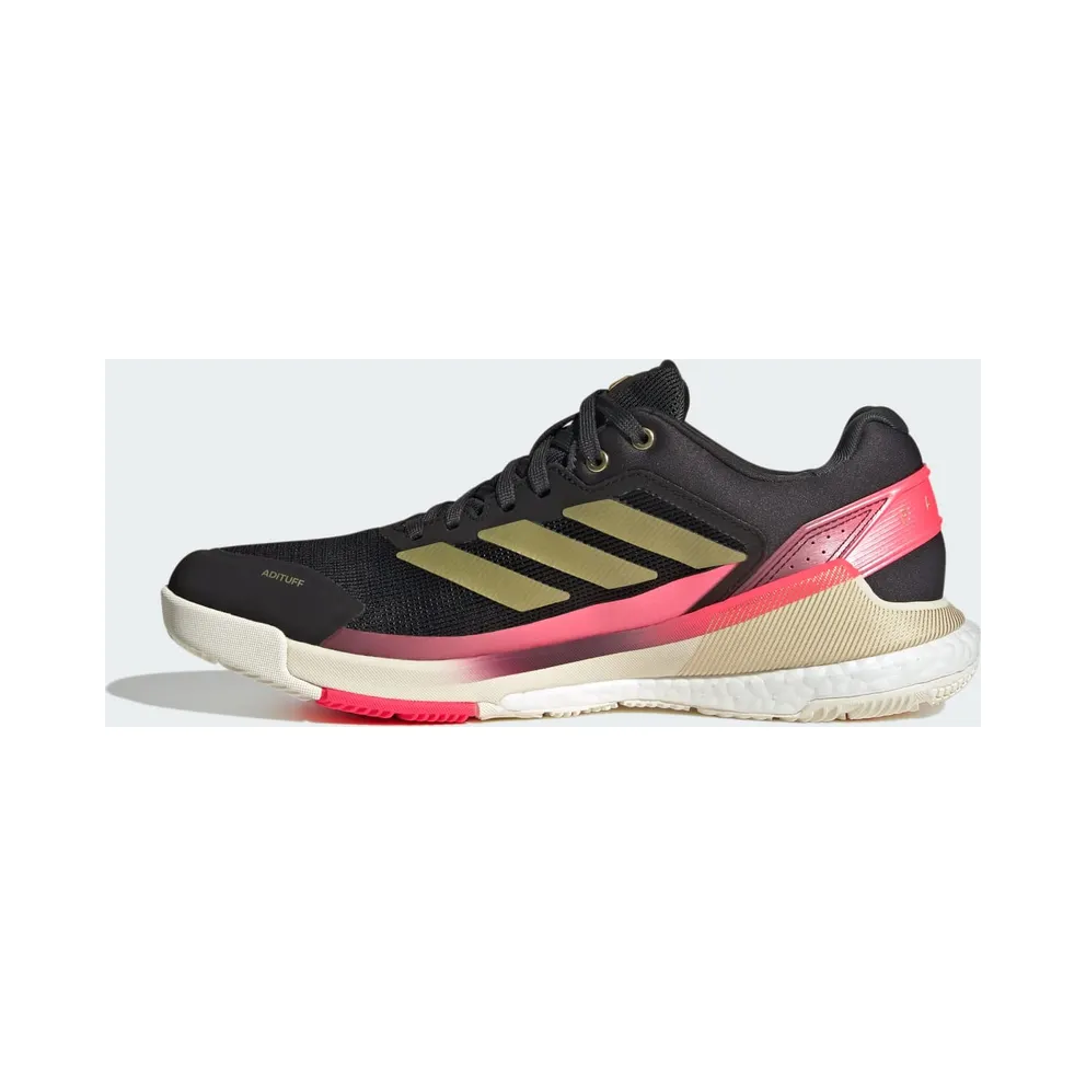 Adidas Crazyquick BOOST Padel Shoes Core Black / Gold Metallic / Solar Turbo (KJ1903)