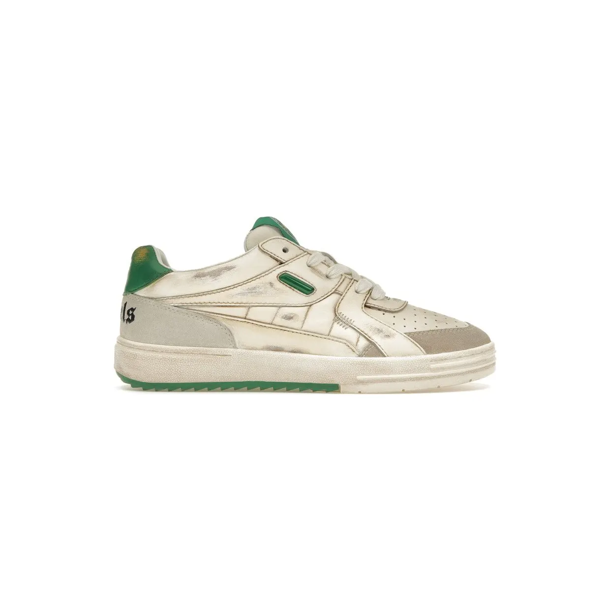 Palm Angels Palm University Vintage White Green (PMIA078S23LEA0030155)