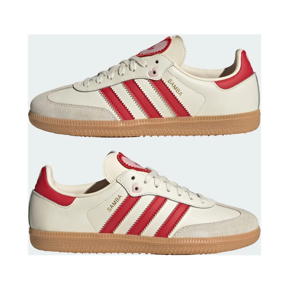 Adidas SAMBA OG Cream White / Better Scarlet / Gum (KI6679)
