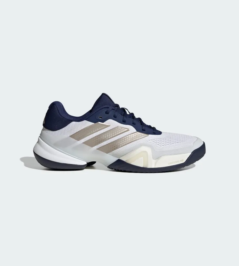 Adidas Barricade 14 Tennisschoenen Cloud White / Cyber Metallic / Dark Blue (JR1743)