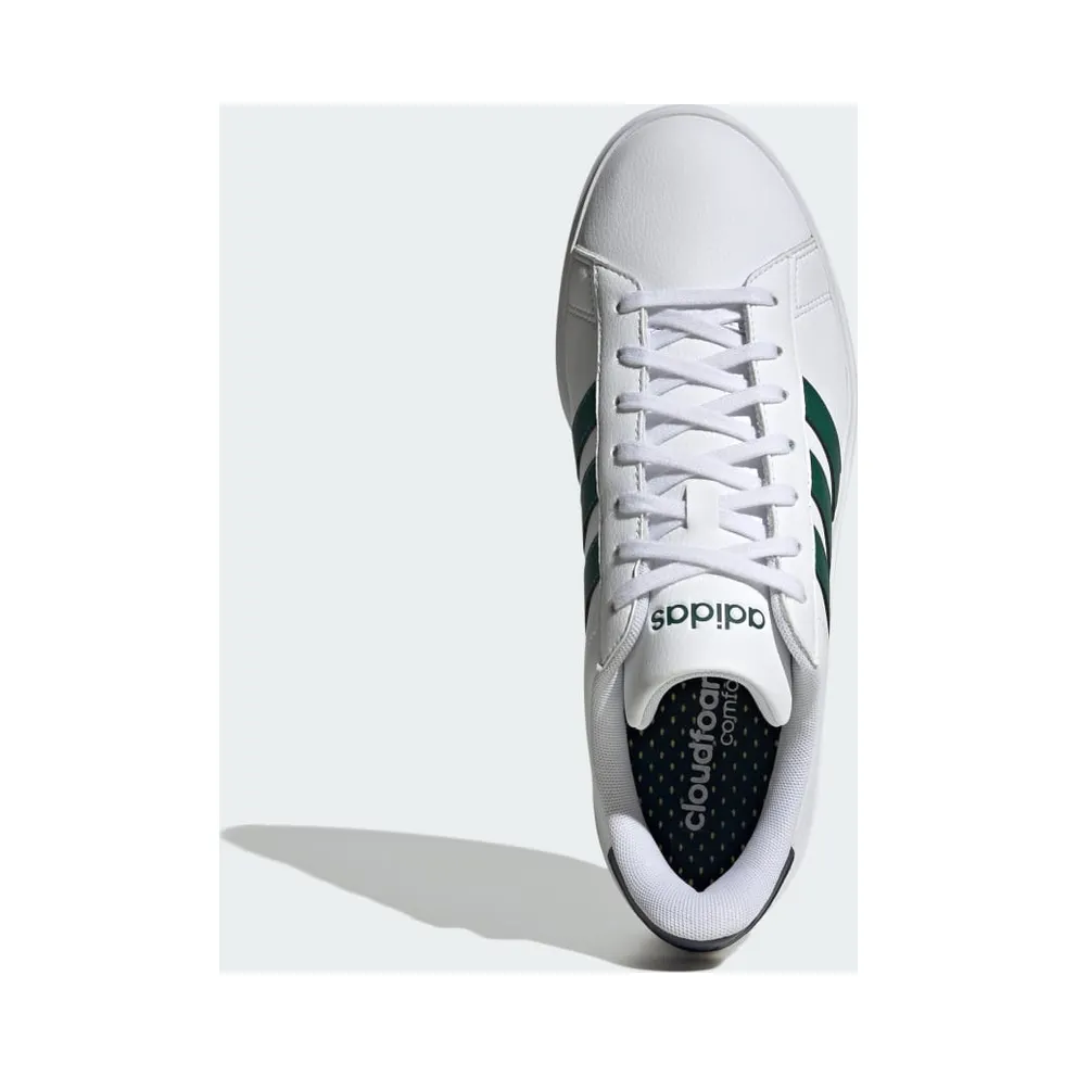 Adidas Grand Court Cloudfoam Comfort Cloud White / Collegiate Green / Shadow Navy (ID4465)
