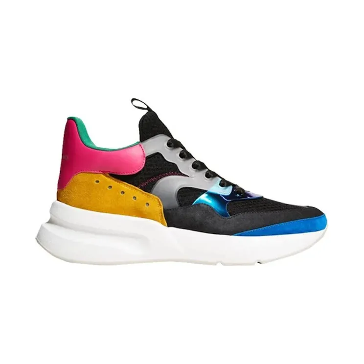 Alexander McQueen Oversized Runner Colorblock Iridescent (662691WHWJC9415)