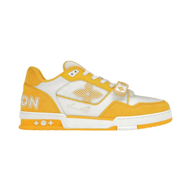Louis Vuitton Trainer Monogram Denim Yellow (1A9ZBI)