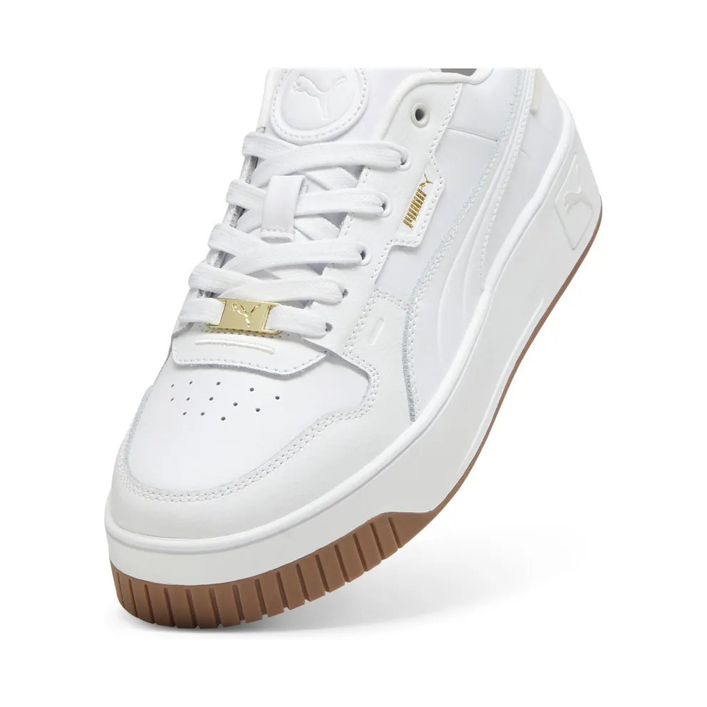 Puma Carina Street Lux “Puma White / Puma White / Puma Gold” (397487_01)