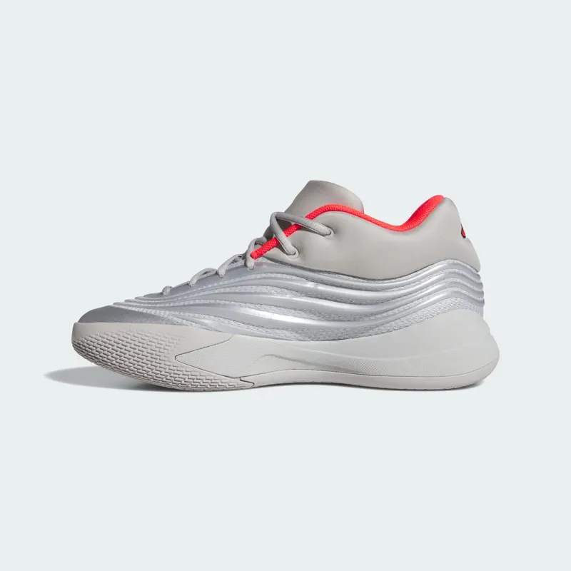 Adidas Dame X Silver Metallic / Grey Two / Lucid Red (KJ4398)