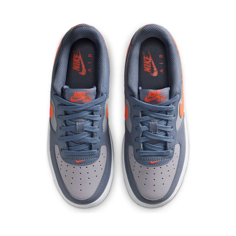 Nike Air Force 1 Low GS “Cement Grey Light Carbon Orange” (CT3839-008)