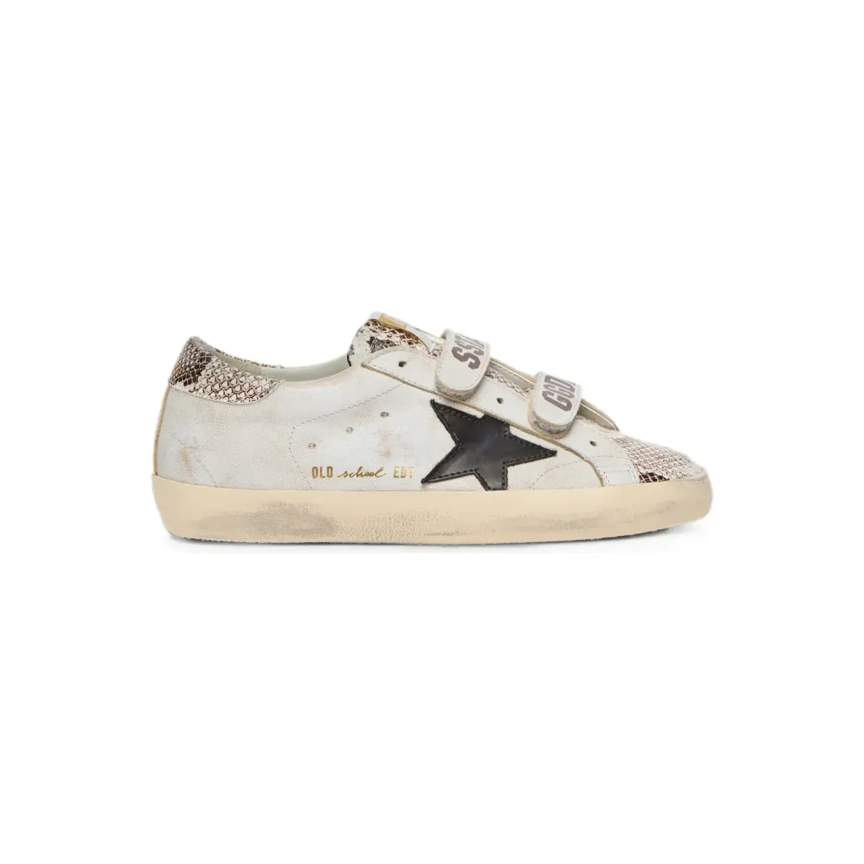 Golden Goose Old School aus weißem Leder (GWF00111F008585)