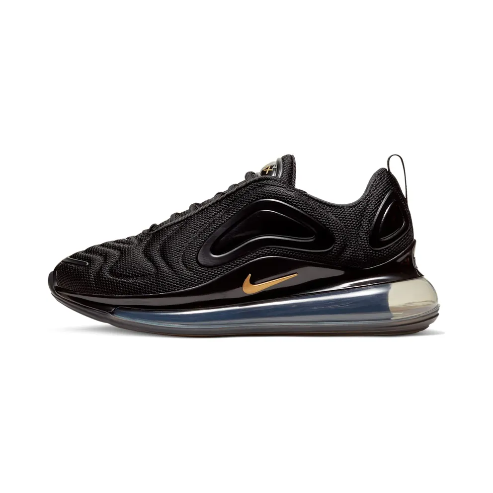 Nike Air Max 720 “Black / Metallic Silver / Metallic Gold” (CT2548-001)