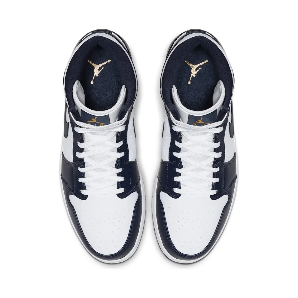 Air Jordan Nike AJ I 1 Mid ‘Obsidian’ (2019) (554724-174)
