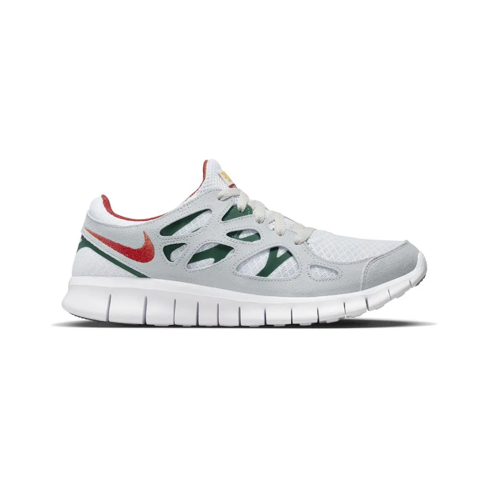 Nike Free Run 2 Grey Cinnabar Gorge Green (537732-102)