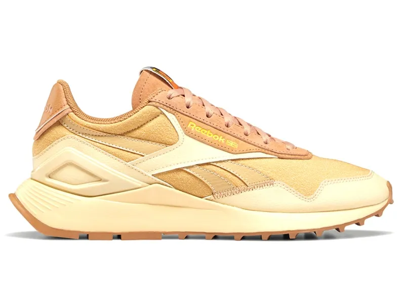 Reebok National Geographic Classic Leather Legacy AZ Shoes Straw / Soft Camel / Boldly Yellow
