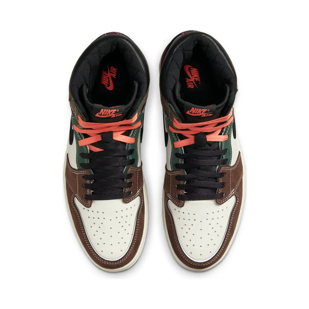 Air Jordan 1 High OG âHand Crafted – “Black / Arcaeo Brown / Dark Chocolate / White” (DH3097-001)