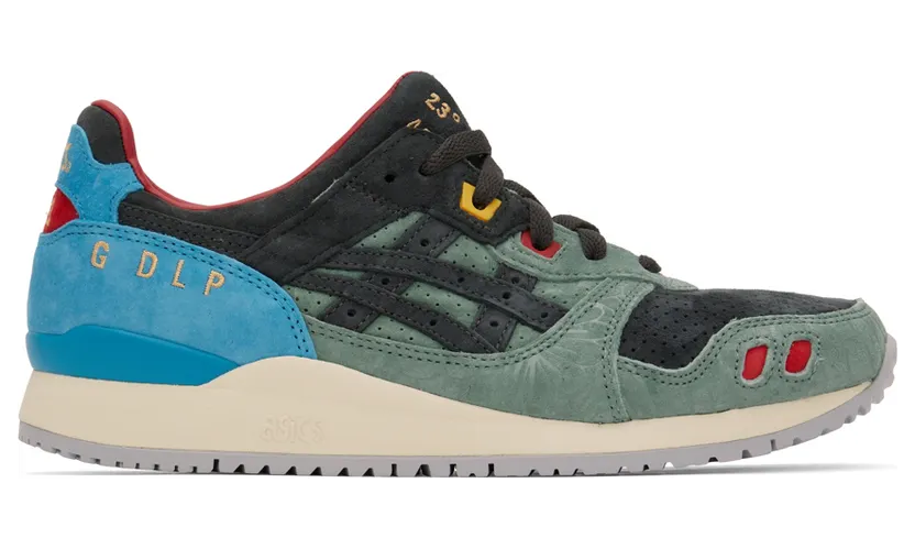 Asics Black & Green Gel-Lyte III OG (1201A755.021)