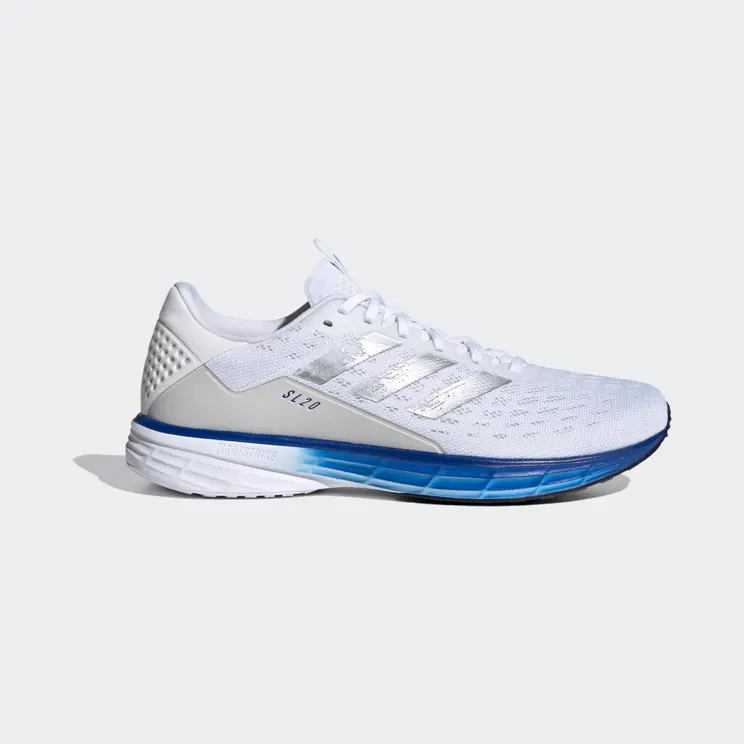 adidas SL20 Cloud White / Silver Metallic / Royal Blue (EG4700)