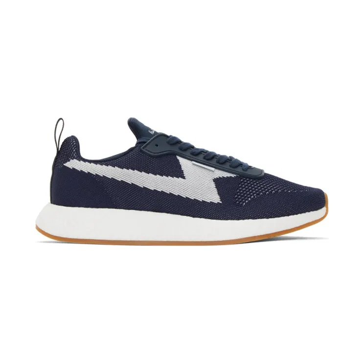 PS by Paul Smith Navy and White Knit Zeus Sneakers (M2S-ZEU02-EPLY)