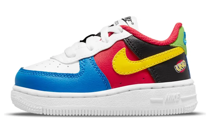 Nike Air Force 1 “White / University Gold-University Red-Game Royal” (DO6636100)