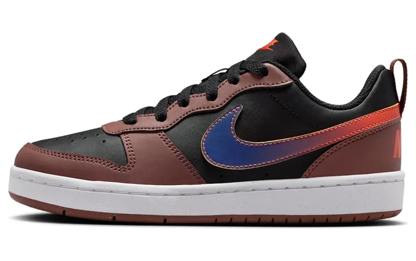 Nike Court Borough Low Recraft Black Red Sepia Orange Deep Night (IO6965-002)