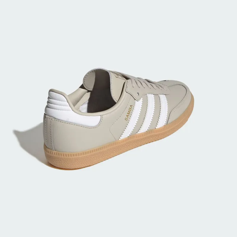 Adidas Samba OG GS “Beige Cloud White Gum” (JQ2853)