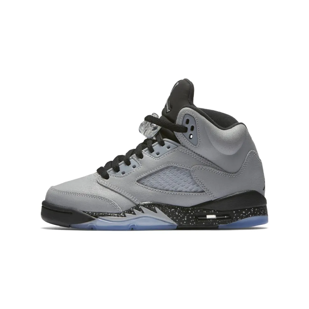 Jordan 5 Retro Wolf Grey (GS) Grey/Black (440892-008)
