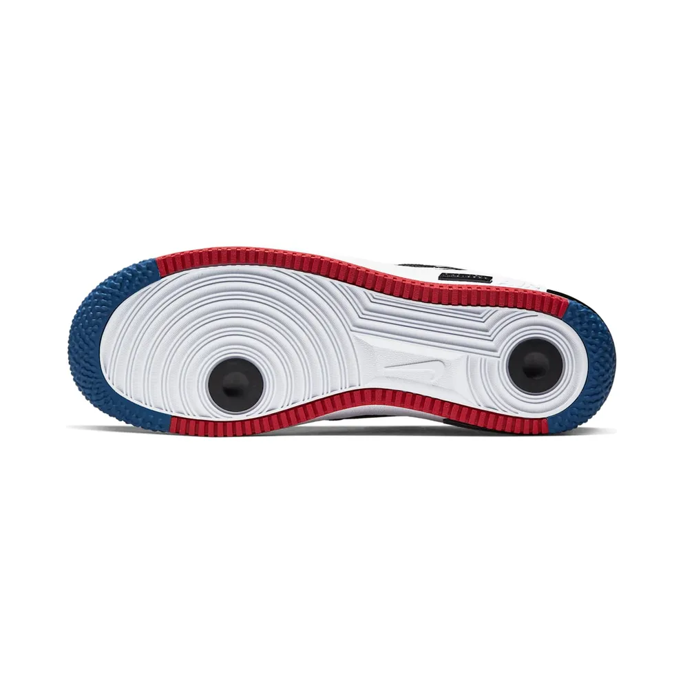Nike Air Force 1 Low React Black White Gym Red Gym Blue Black/Gym Red-Gym Blue-White (CT1020-001)
