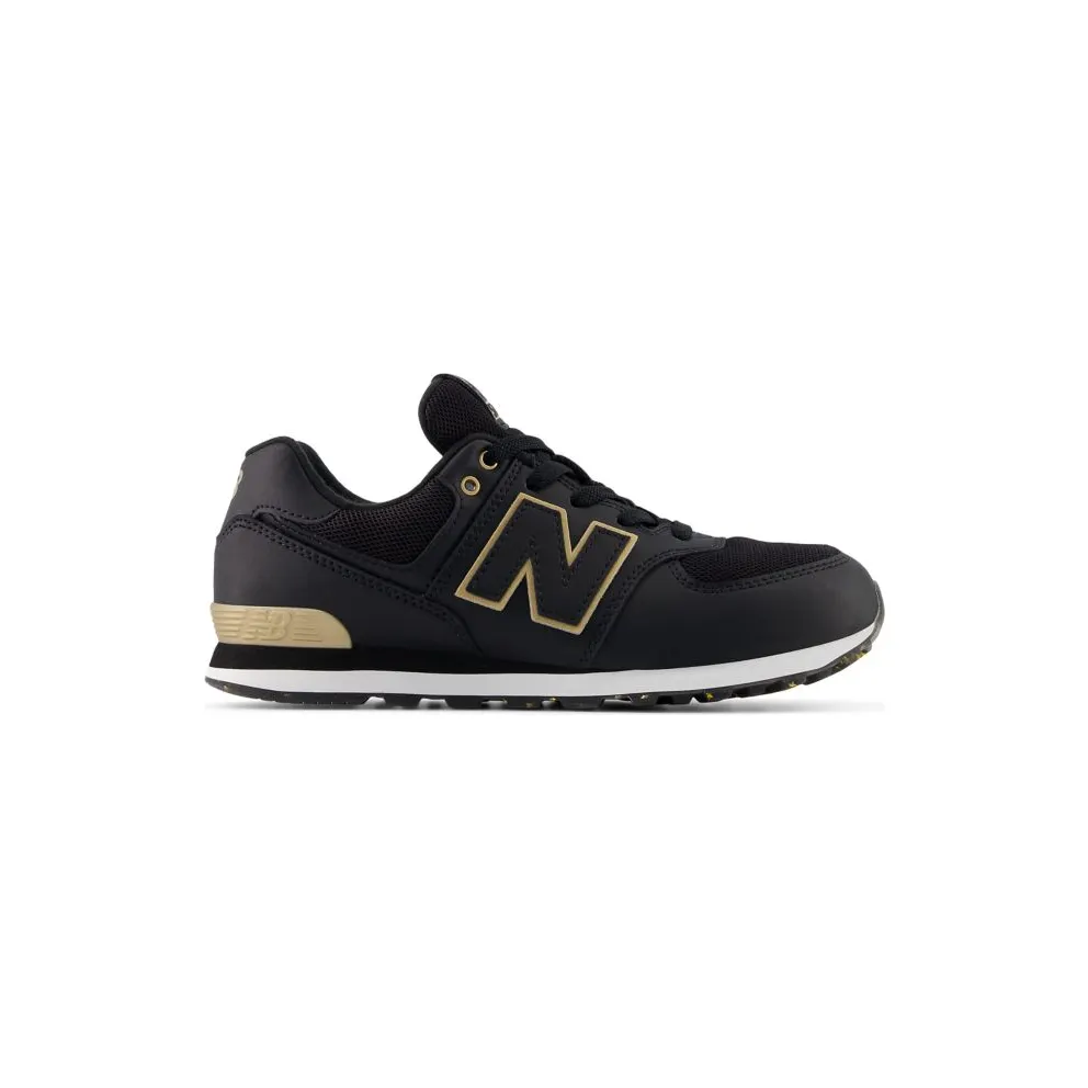 New Balance 574 Lace GS “Black Gold” (GC574GL)
