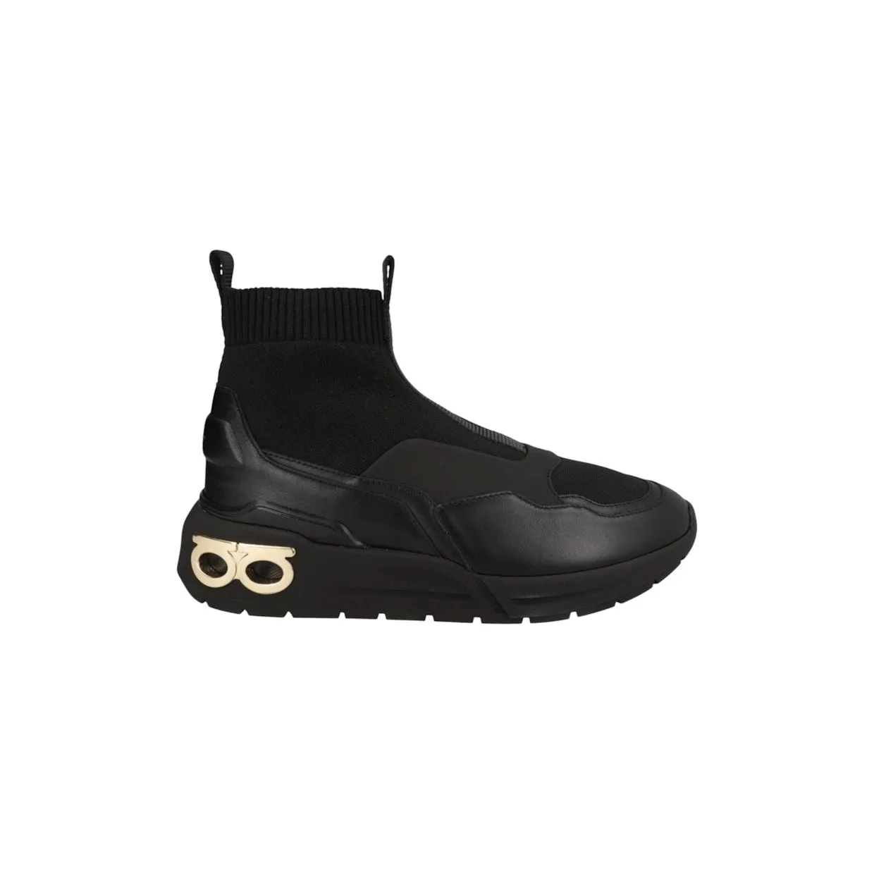 Ferragamo Cosma Sock High-Top Sneakers Yellow (030368-759959-M)