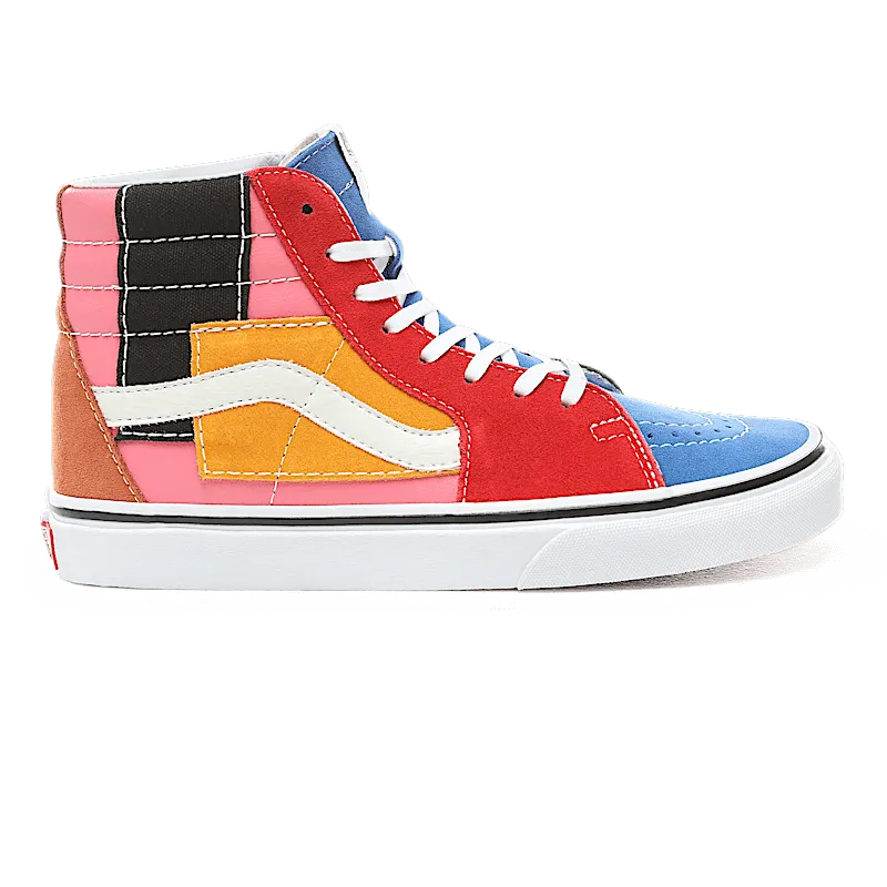 Vans Sk8-Hi Patchwork Multi/True White (VN0A38GEVMF)