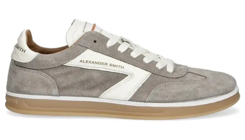 Alexander Smith Thames leren sneakers – Grijs (ASBDTMM3350DIF)